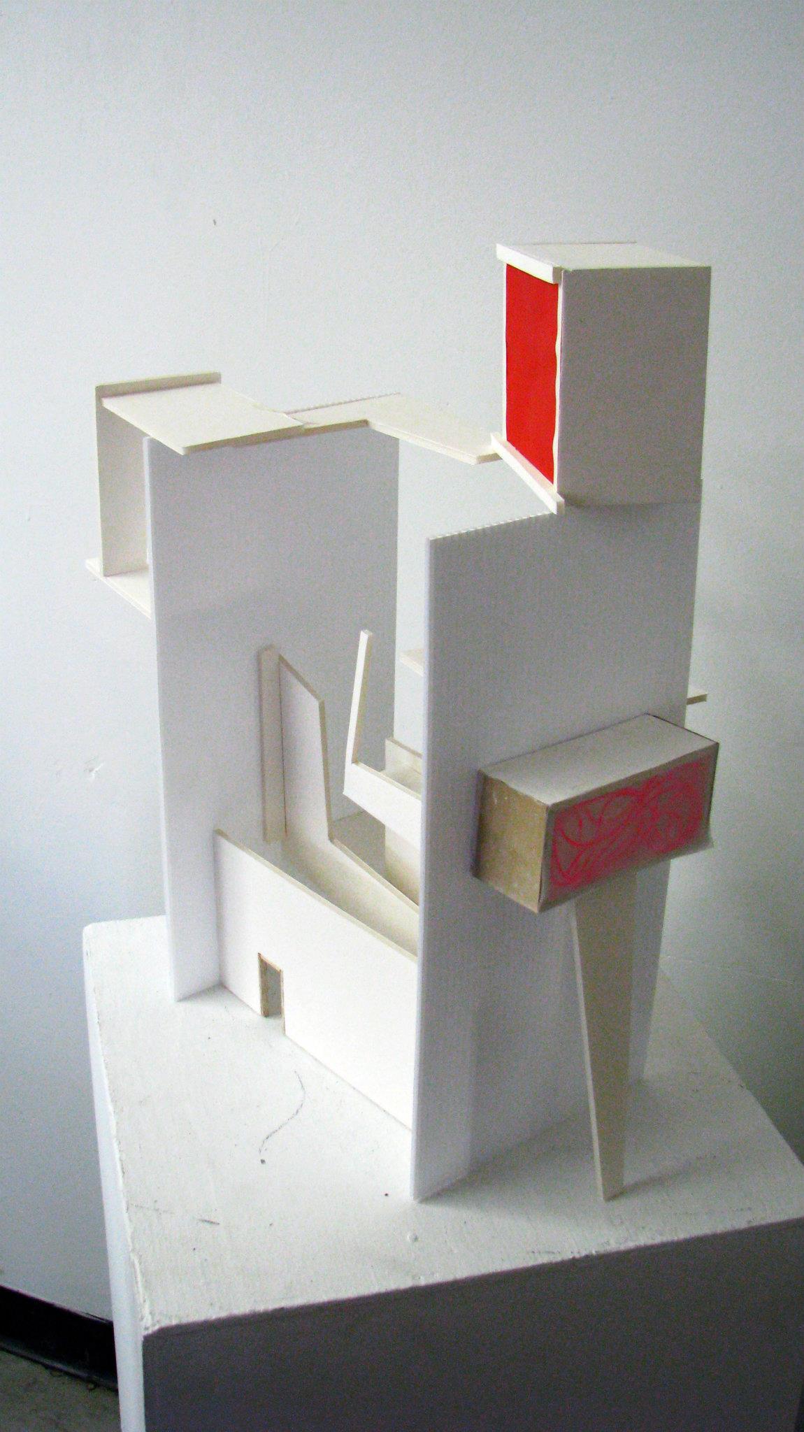 Dream Home (2010) balsa wood, foam core, found items